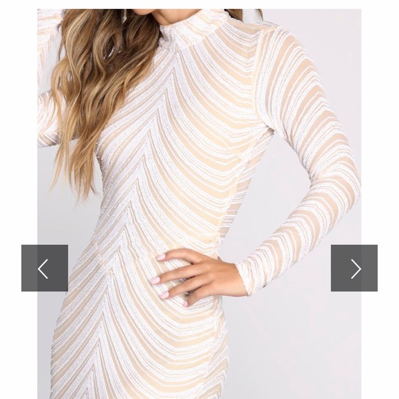 Madeline Sequin Mesh Formal Dress - Picture 3 of 9